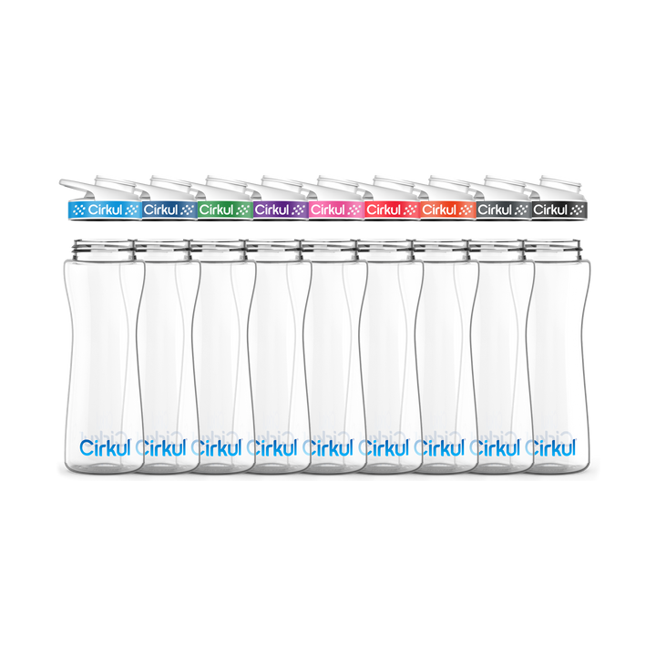 22oz. Plastic Bottle & Comfort Grip Lid S5