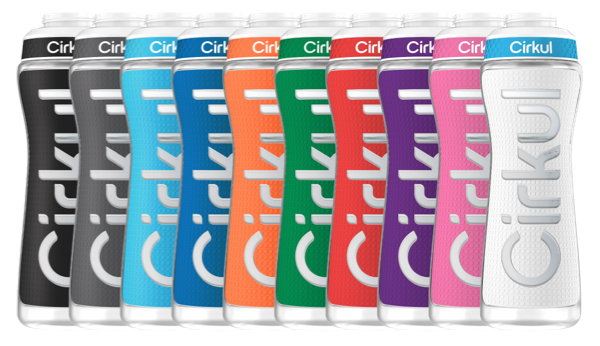 22oz. Grip Squeeze Plastic Bottle & Sport Lid S6